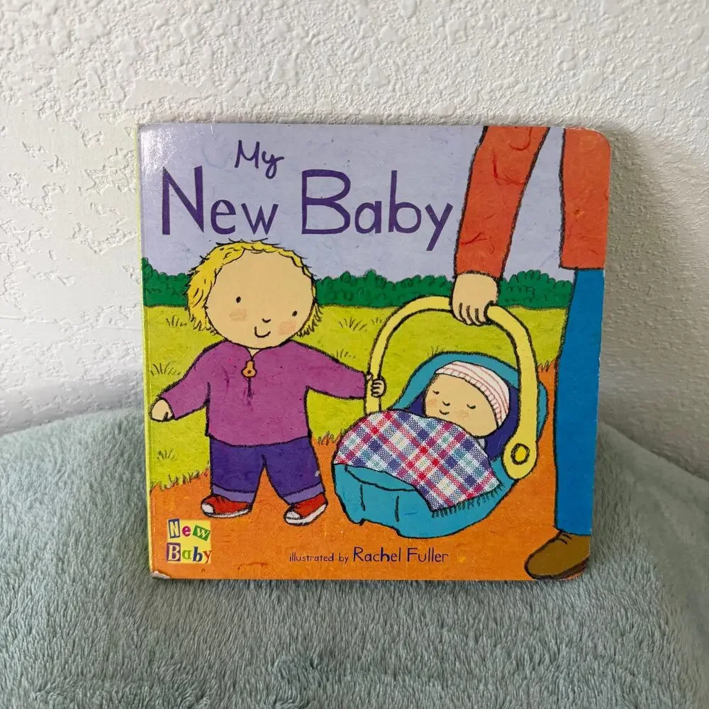 My New Baby Cardboard Childrens Book Rachel Fuller